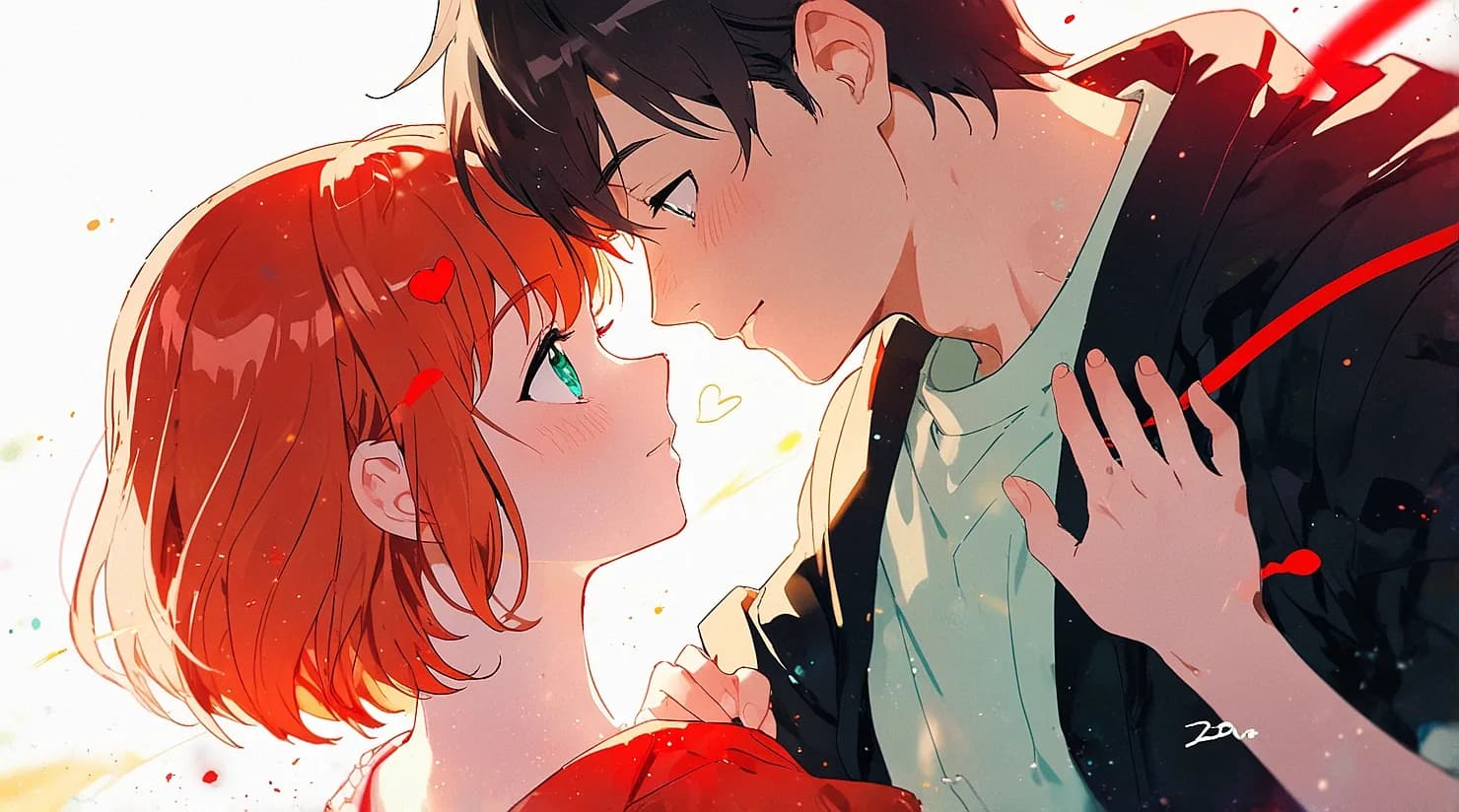 恋愛する2人