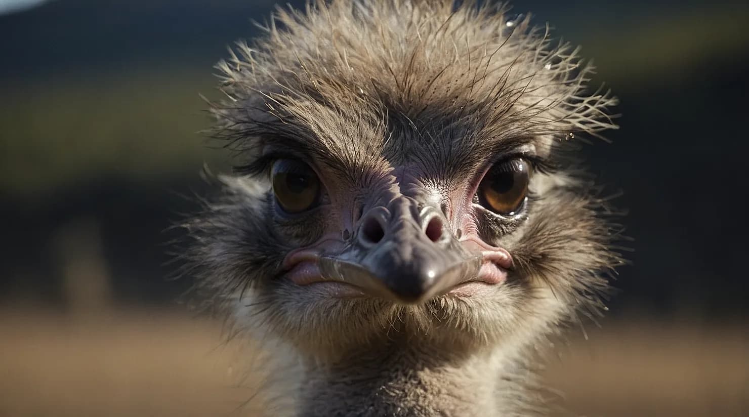 頭の悪そうなダチョウ