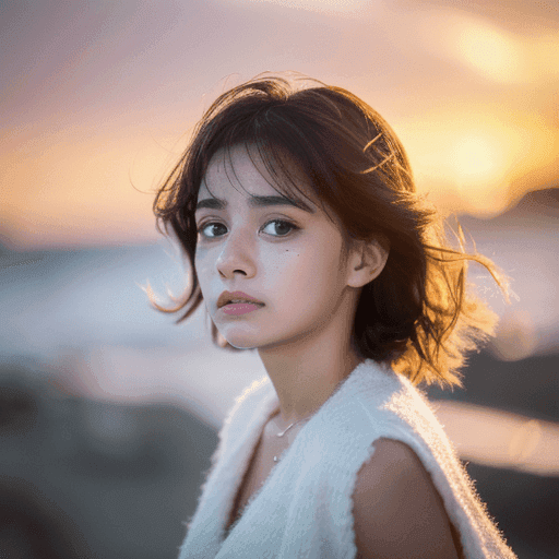 寂しそうな表情の女性