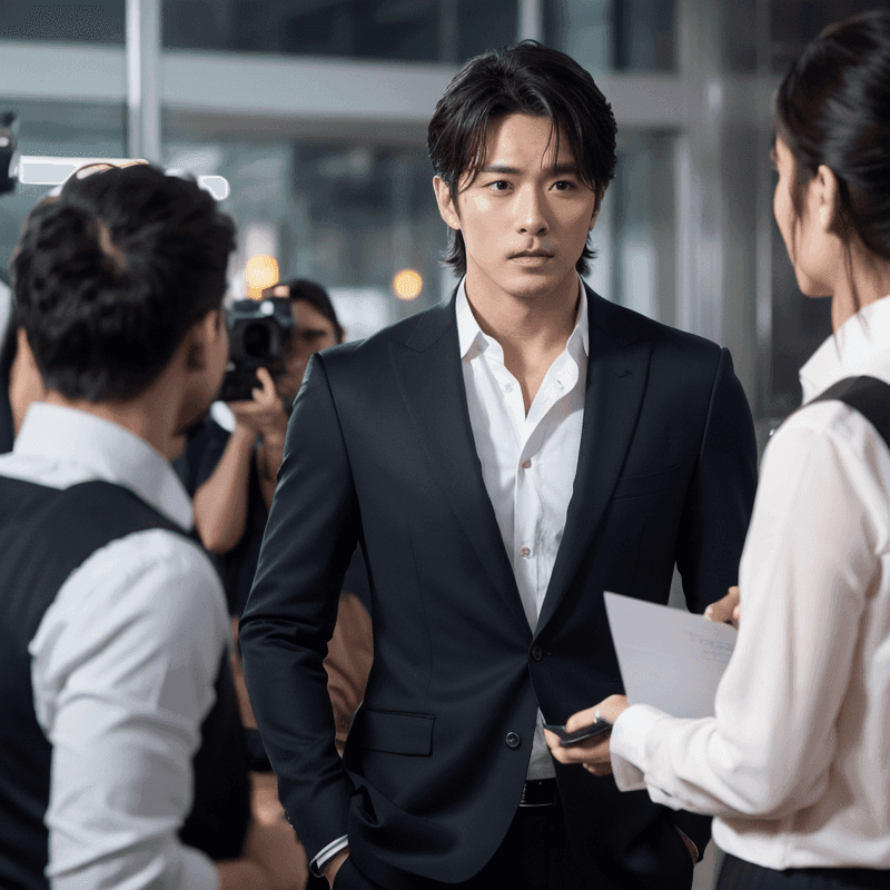俳優風の男性