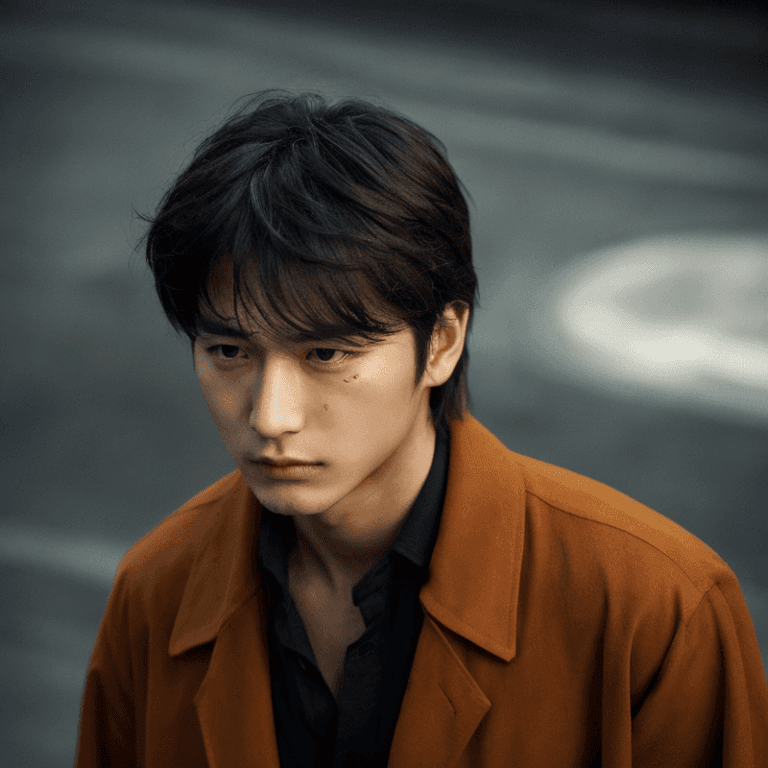 泣きそうな顔の男性