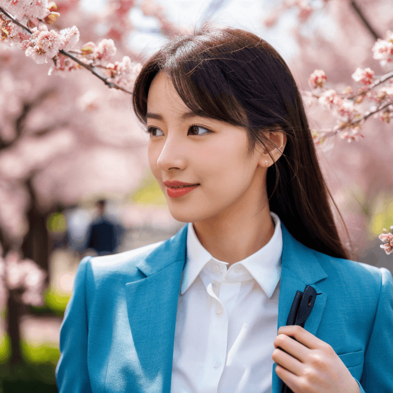 新入社員の女性