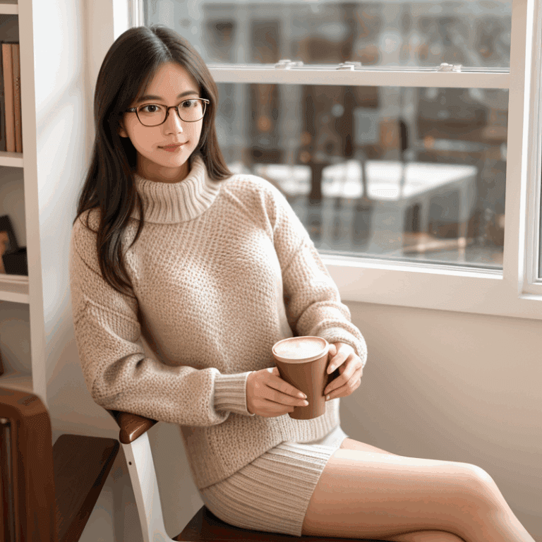 知的美女のリラックスタイム