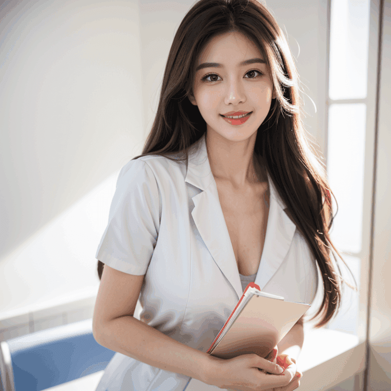 セクシーな看護師風美女