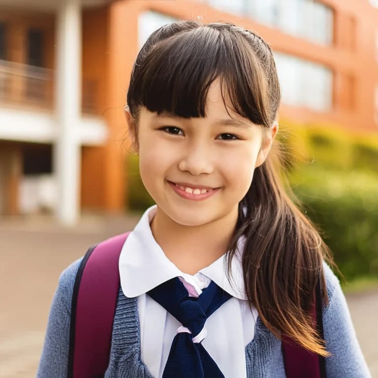 無邪気な子供の顔