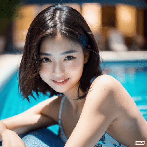 誘惑的なポーズの女性