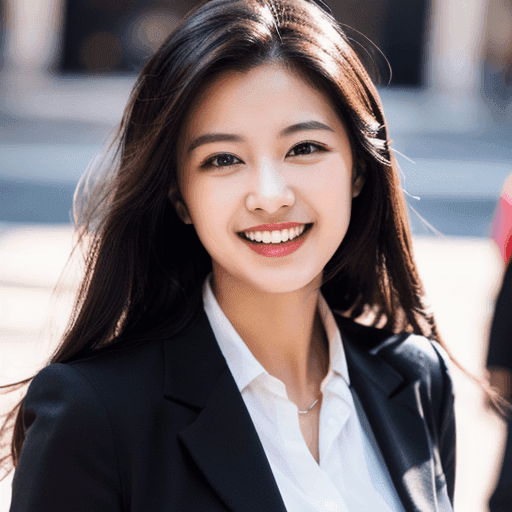 スーツを着た女性