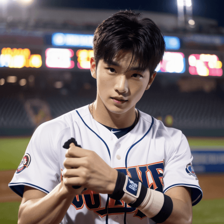 野球選手のような男性