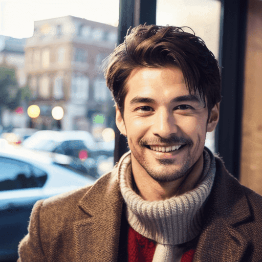 スタイリッシュな男性