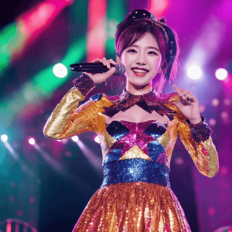 輝くポップアイドル