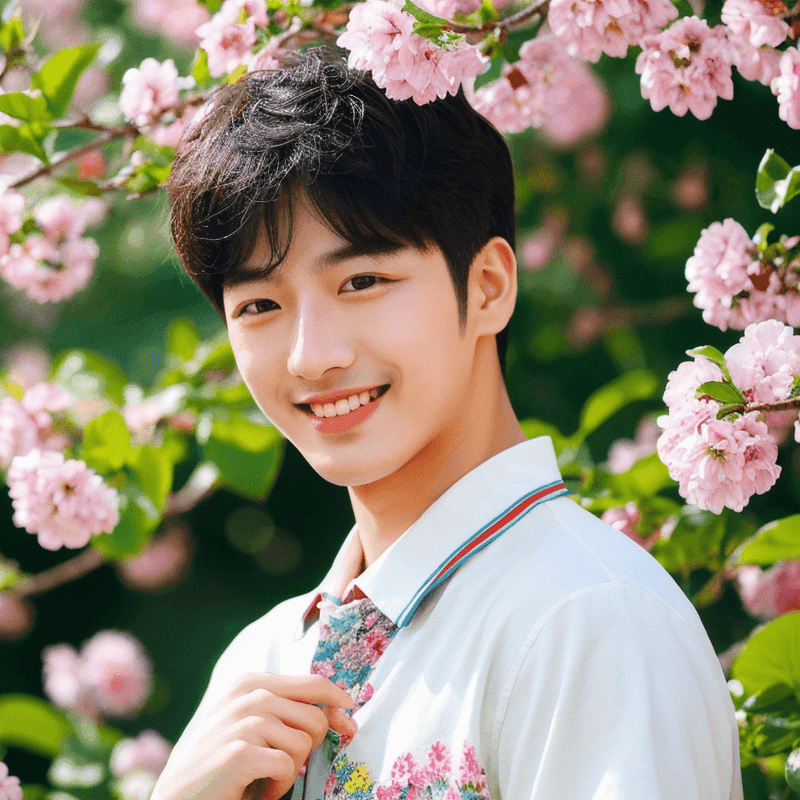 春風のように柔らかな男性