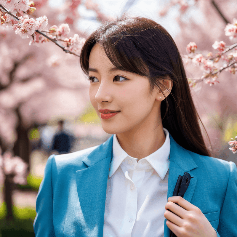 新入社員の女性