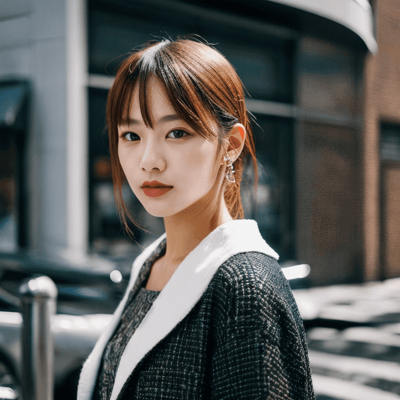 ストリートファッション女性