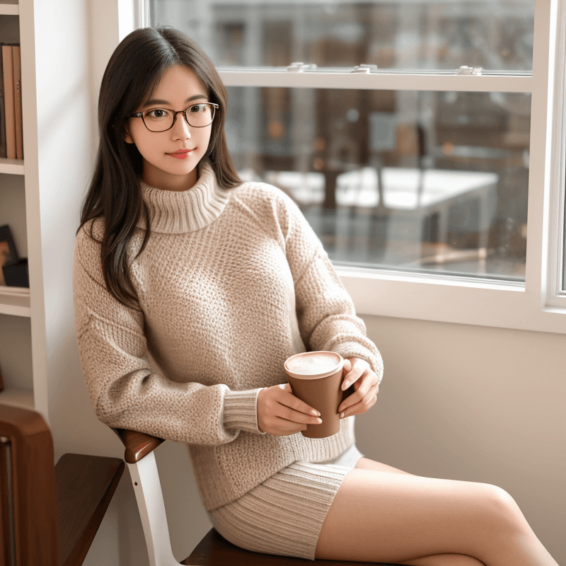 知的美女のリラックスタイム