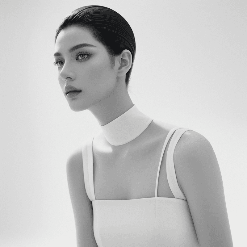 モード系のモデル風美女