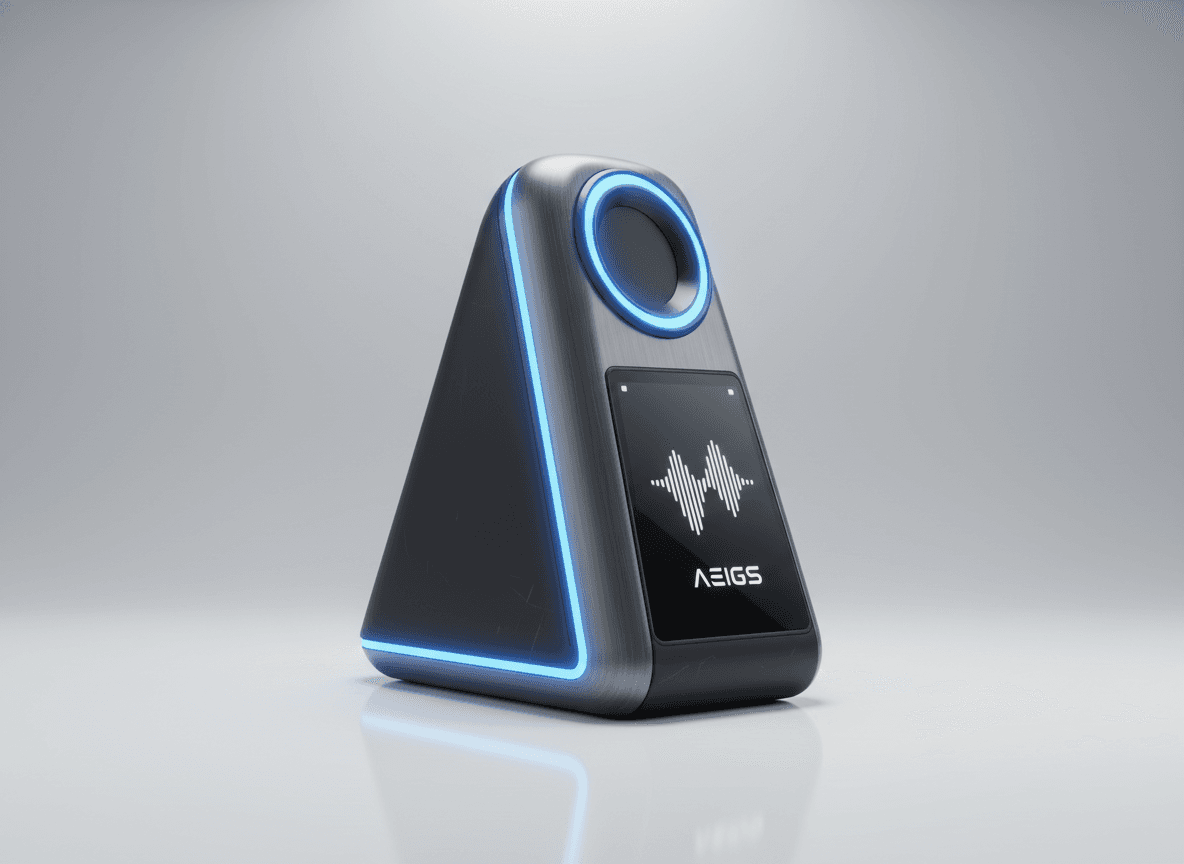 ミニマルAIスマートデバイスのプロダクト写真