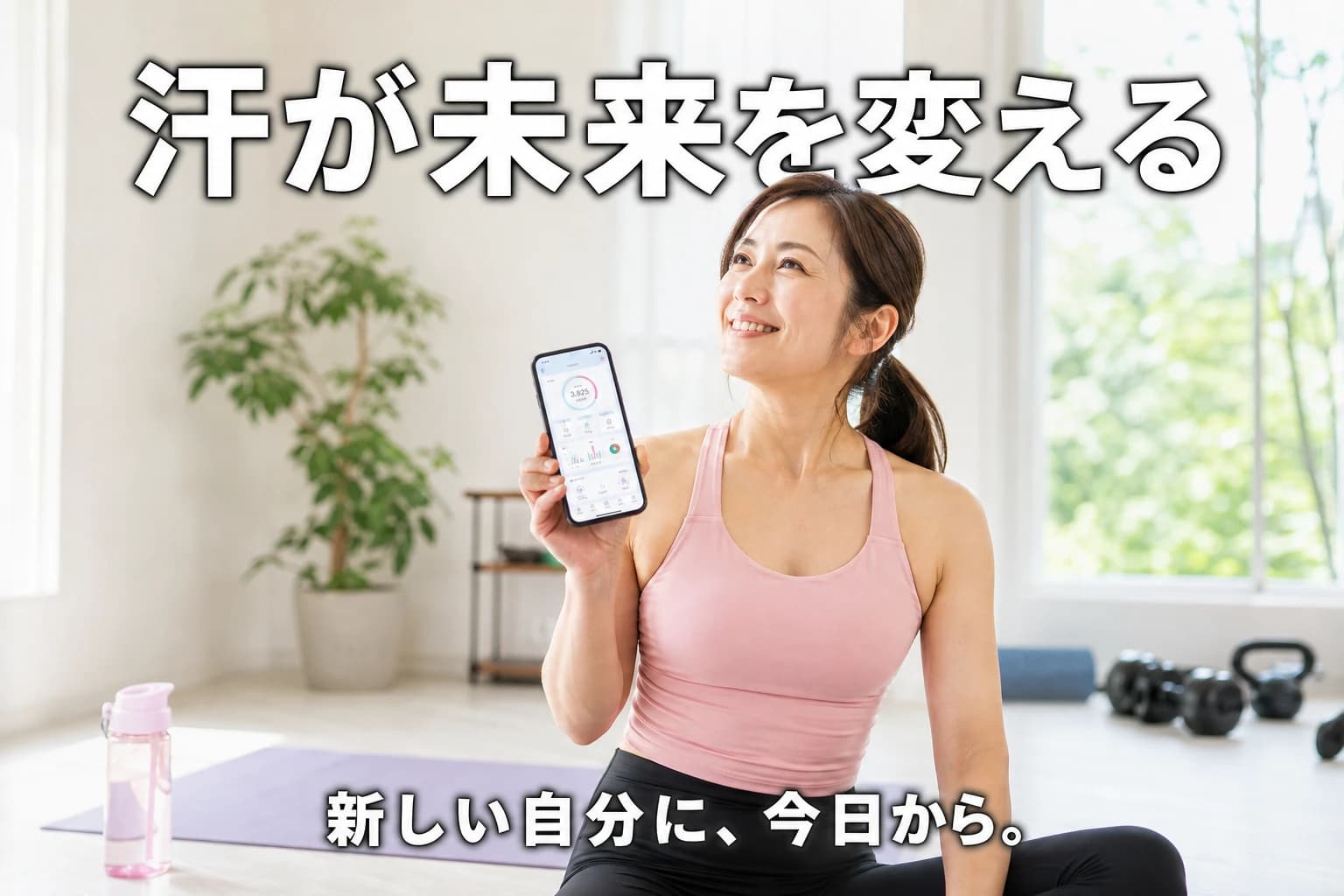 健身App新品发布横幅广告｜AI生成示例提示词