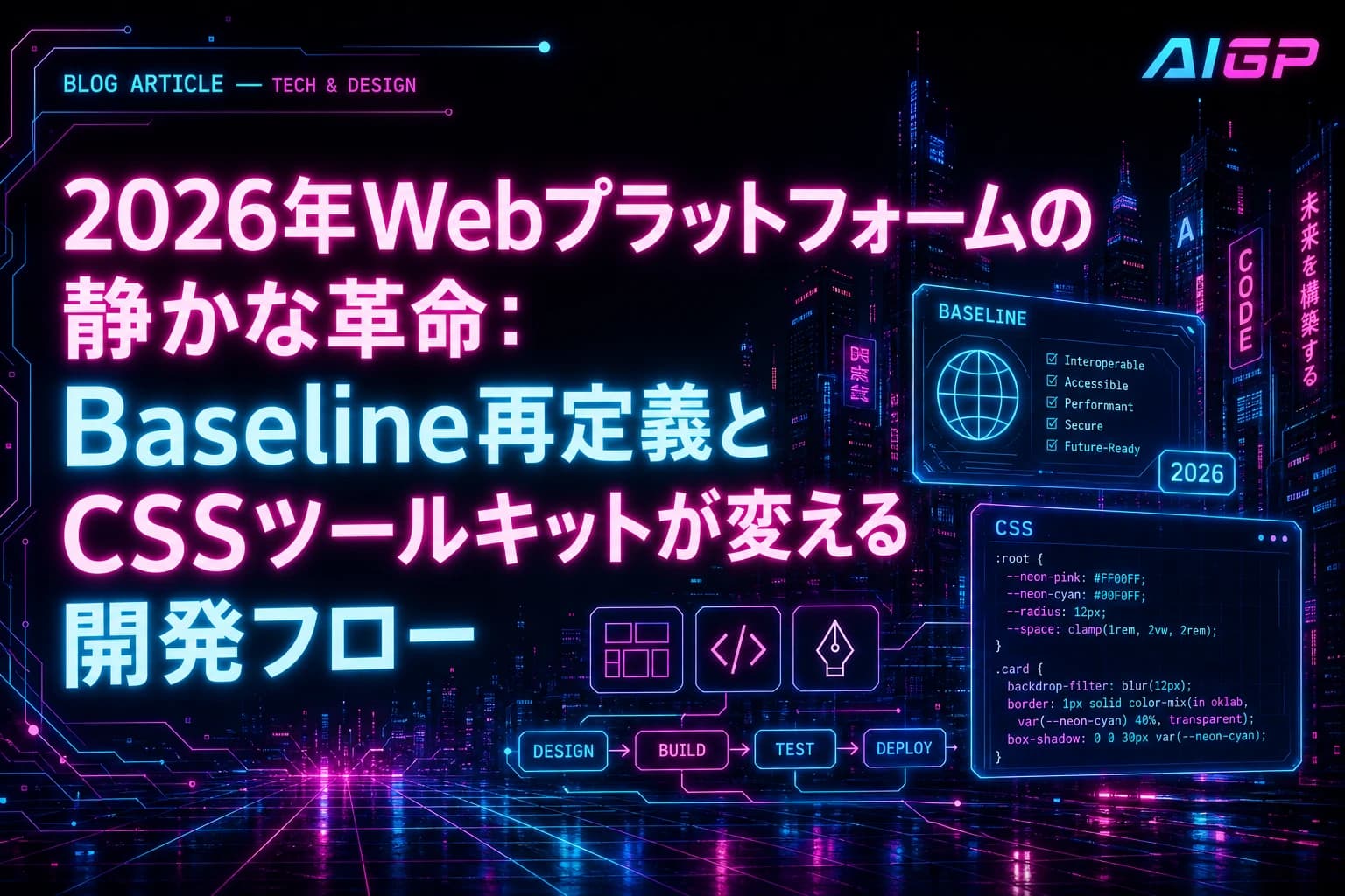 2026年CSS最新仕様とBaseline再定義｜プロンプト作例・AI生成まとめ