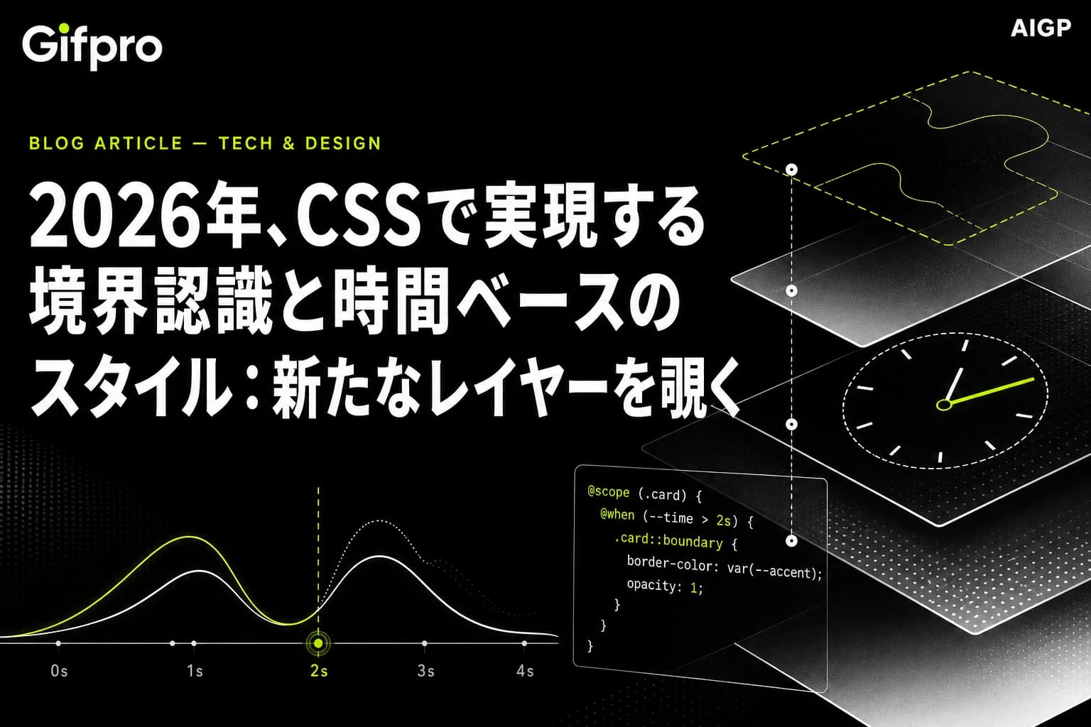 2026年、CSSで実現する境界認識と時間ベースのスタイル：新たなレイヤーを覗く
