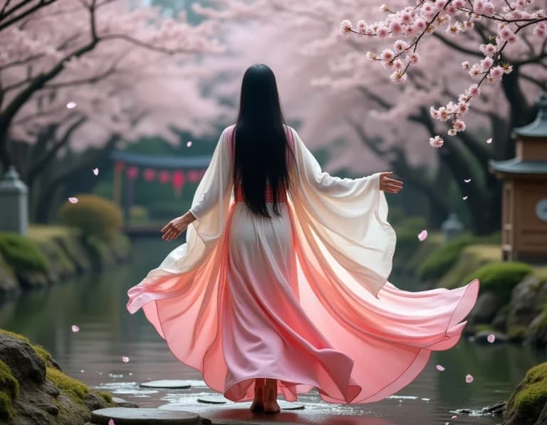 春風に舞う羽衣 — 天女の調べ