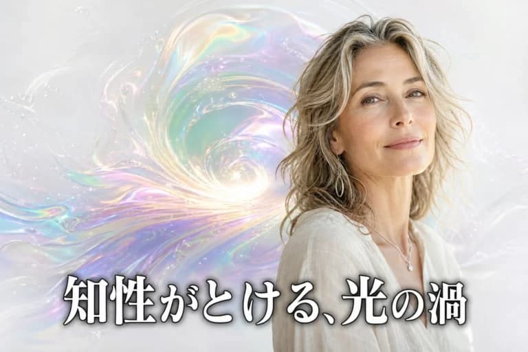 知性がとける、光の渦