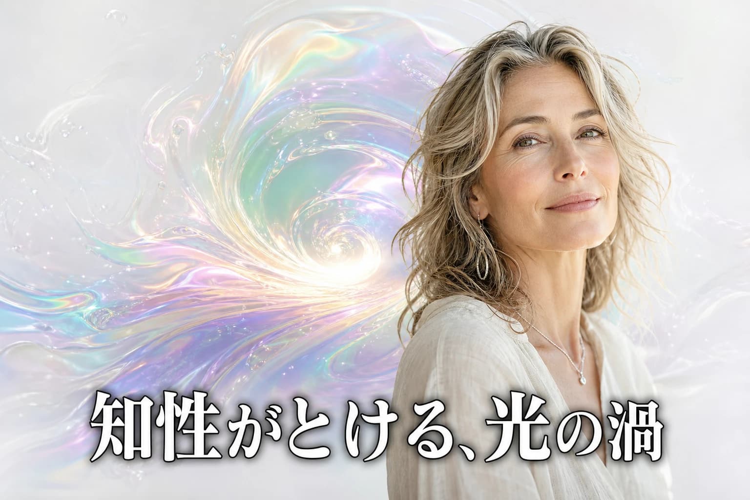 知性がとける、光の渦