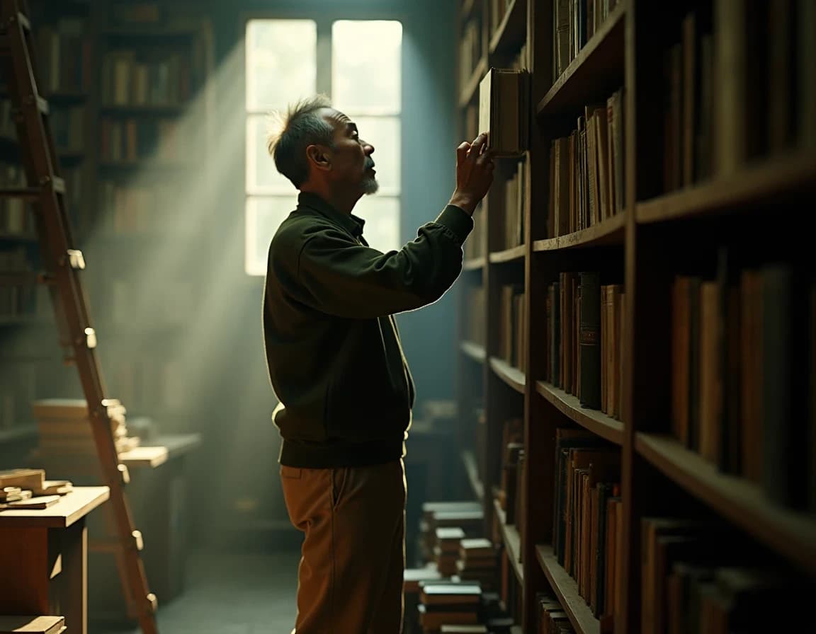 Ladders, Dust, and Old Pages