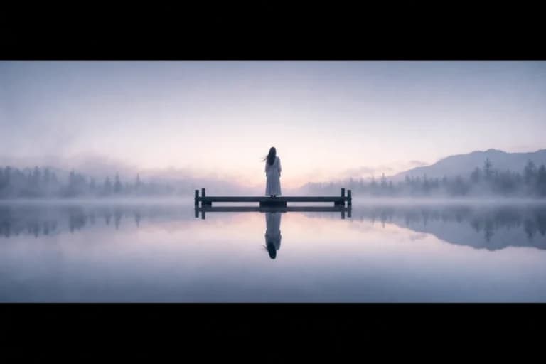 吸い込む、鏡面の夜明け