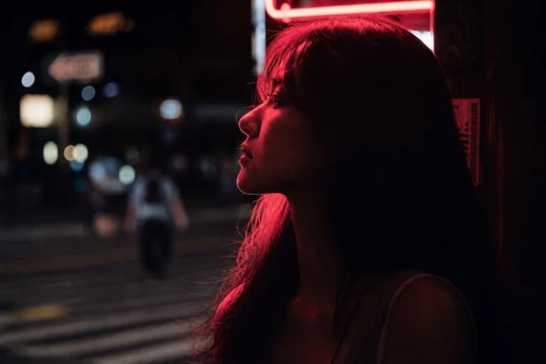 ネオンが変えた夜の横顔！