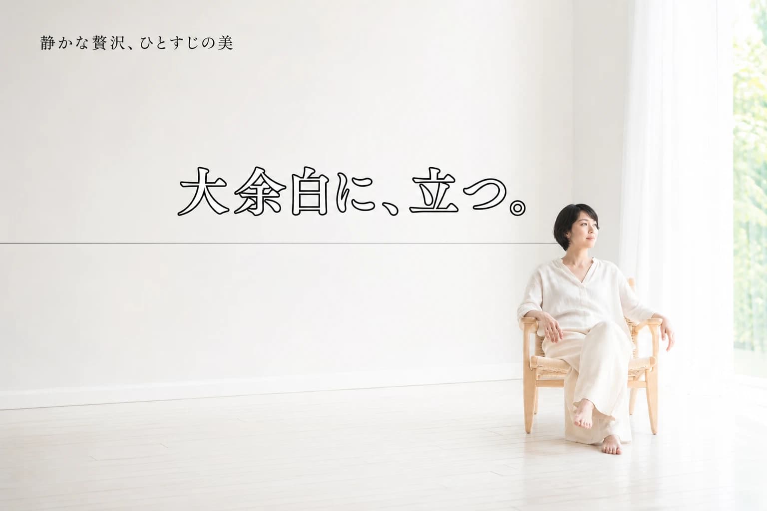 静かな贅沢、ひとすじの美