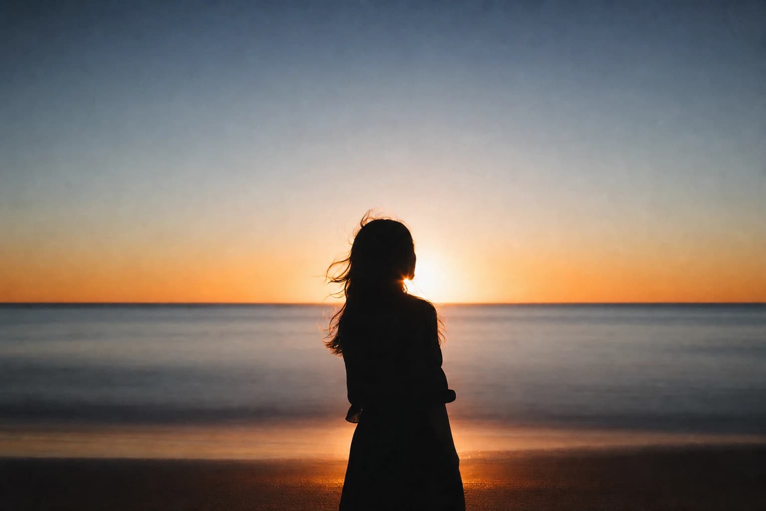 Stand at the Edge — Where the Sea Divides the Sky