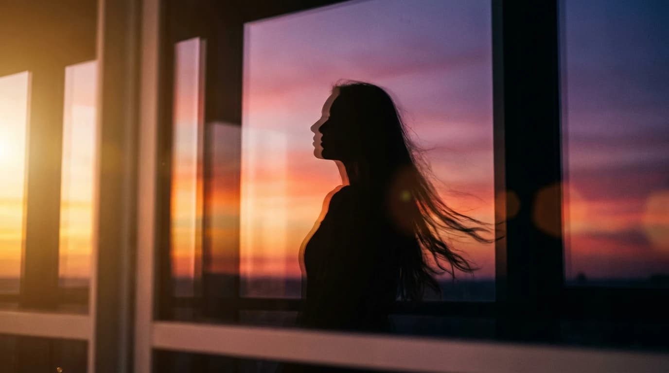 Silhouette, Framed by the Last Light