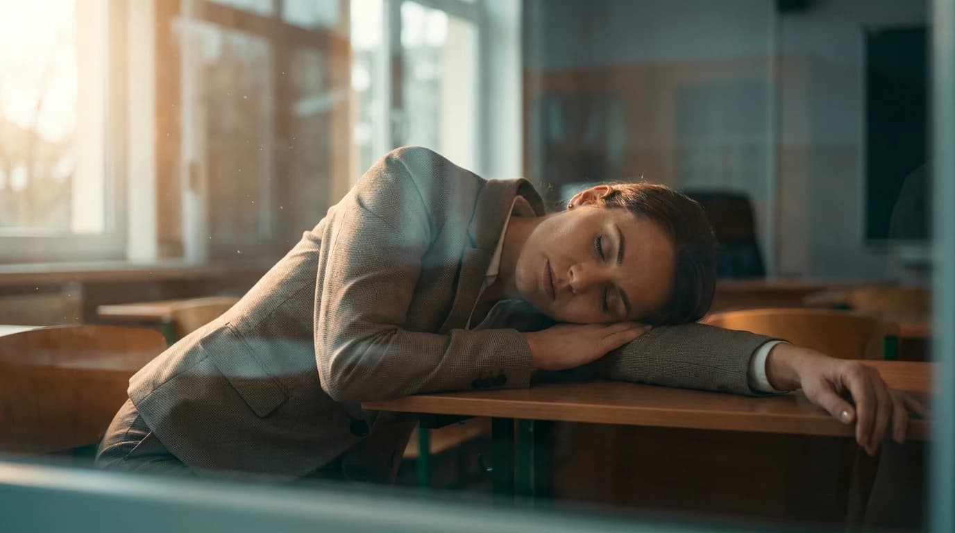スーツ女教師がガラス越しに横たわるAI画像プロンプト集