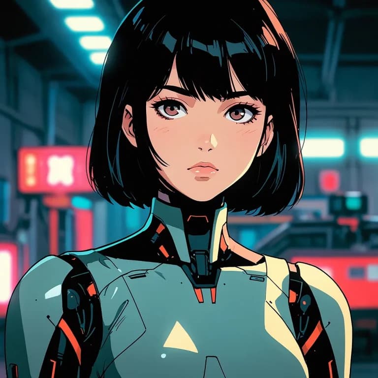 ロボット風の女性