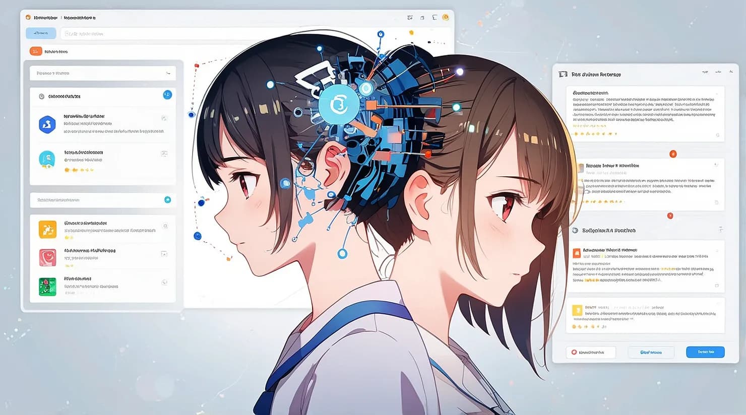 AIを感じる女性