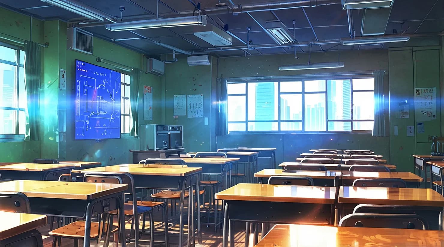 機械の要素も少しある教室