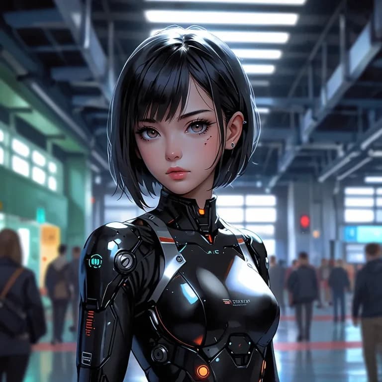 ロボット風の女性