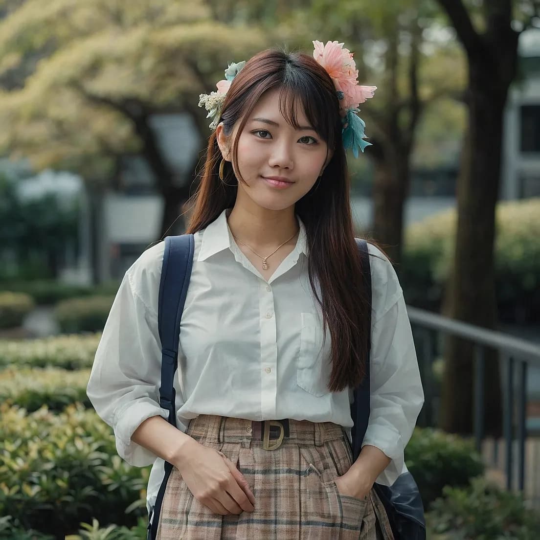 日本人の女子大生