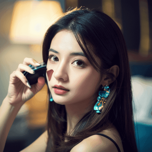 電話をかけている女性