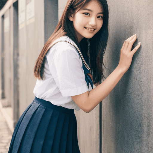 制服を着た女性