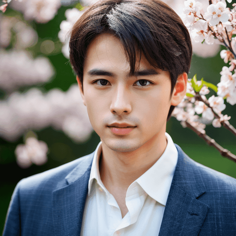 新入社員の男性