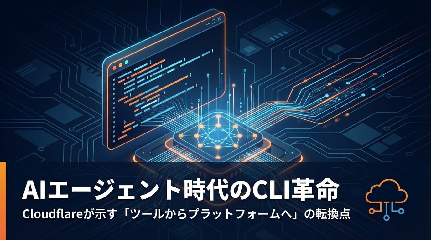AIエージェント時代のCLI革命:Cloudflareが示す「ツールからプラットフォームへ」の転換点