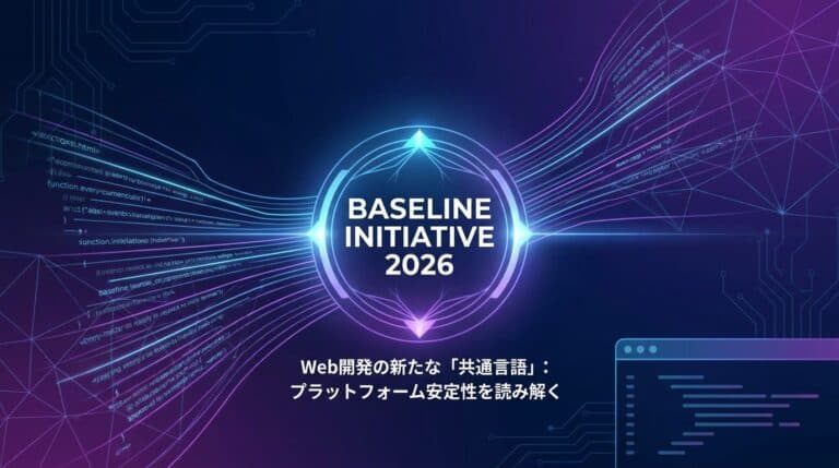 Baseline Initiativeが示すWeb開発の新たな「共通言語」:2026年のプラットフォーム安定性を読み解く