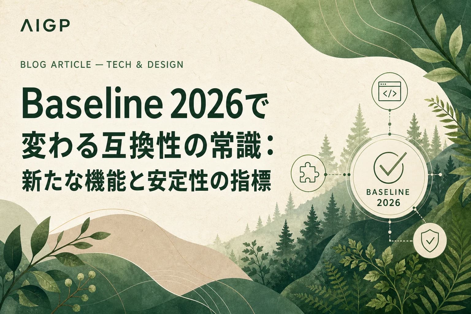 Baseline 2026で変わる互換性の常識:新たな機能と安定性の指標