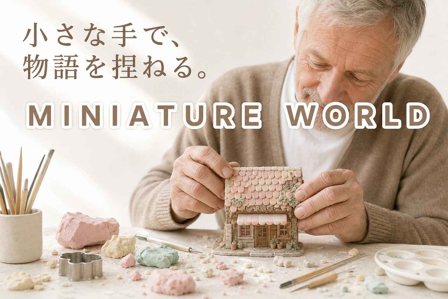 小さな手で、物語を捏ねる。