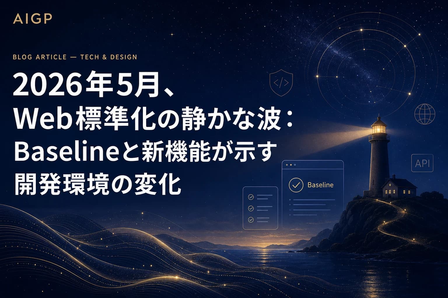 2026年5月、Web標準化の静かな波:Baselineと新機能が示す開発環境の変化
